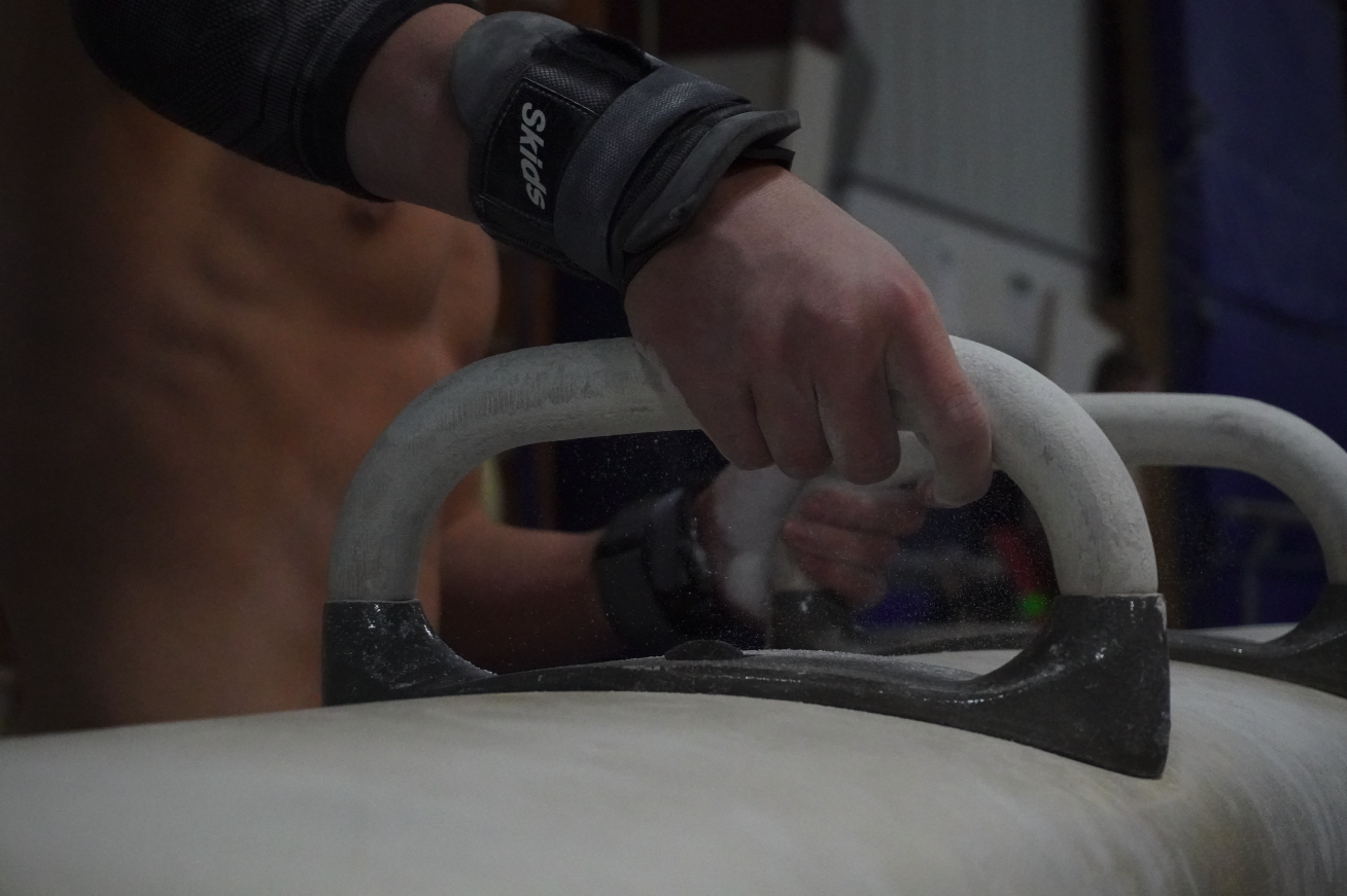 Gymnast on rings
